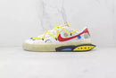Off-White x Nike Blazer Low White and University Red