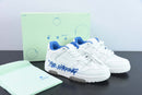 Off White Low Tops For Walking White Dark Blue SS22