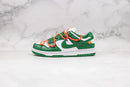 Off-White x Nike Dunk Low Pine Green