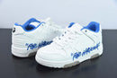 Off White Low Tops For Walking White Dark Blue SS22
