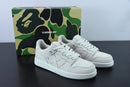 Bape Sta SK8 Triple White Nubuck