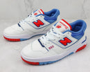 New Balance 550 White True Red Atlantic Blue
