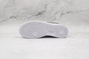Nike Air Force 1 Low Black White Pebbled Leath