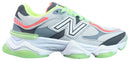 New Balance 9060 White Grey Pink Neon