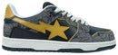 Bape Sta SK8 Grey Mustard Yellow