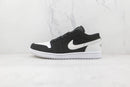 Air Jordan 1 Low Black White Diamond