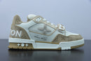 Louis Vuitton Trainer Beige White