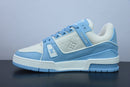 Louis Vuitton Trainer Low White Sky Blue