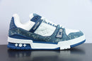 Louis Vuitton Trainer Low Monogram Denim Blue