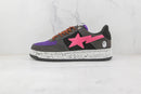 Bape Sta To Low Black Grey Pink Suede