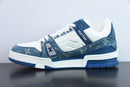 Louis Vuitton Trainer Low Monogram Denim Blue
