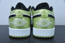 Air Jordan 1 Low Vivid Green and Black