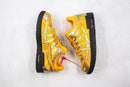 Off-White x Nike Air Rubber Dunk University Gold