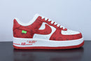 Louis Vuitton x Nike Air Force 1 Low By Virgil A White Red