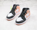 Air Jordan 1 Mid Arctic Orange Black Toe