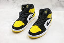 Air Jordan 1 Mid Yellow Toe Black