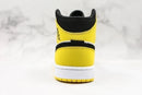 Air Jordan 1 Mid Yellow Toe Black