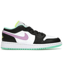 Air Jordan 1 Retro Low Green Glow Violet Shock