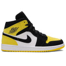 Air Jordan 1 Mid Yellow Toe Black