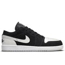 Air Jordan 1 Low Black White Diamond
